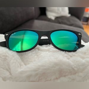 Ray-Ban, polarized, black frame